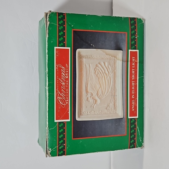 House of Lloyd Christmas Around the World VTG Angel in Flight Night Light Cream - Picture 9 of 9